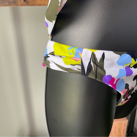 BAR III women’s paradise garden print tankini 2 pieces bikini swim suit size L - Picture 2 of 6